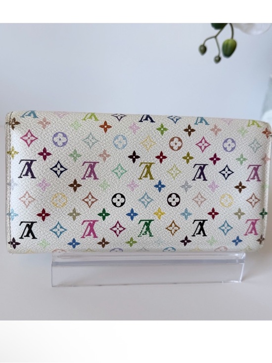 Louis Vuitton Handbags - Louis Vuitton Takashi Murakami White Multicolor Monogram Long Continental Wallet